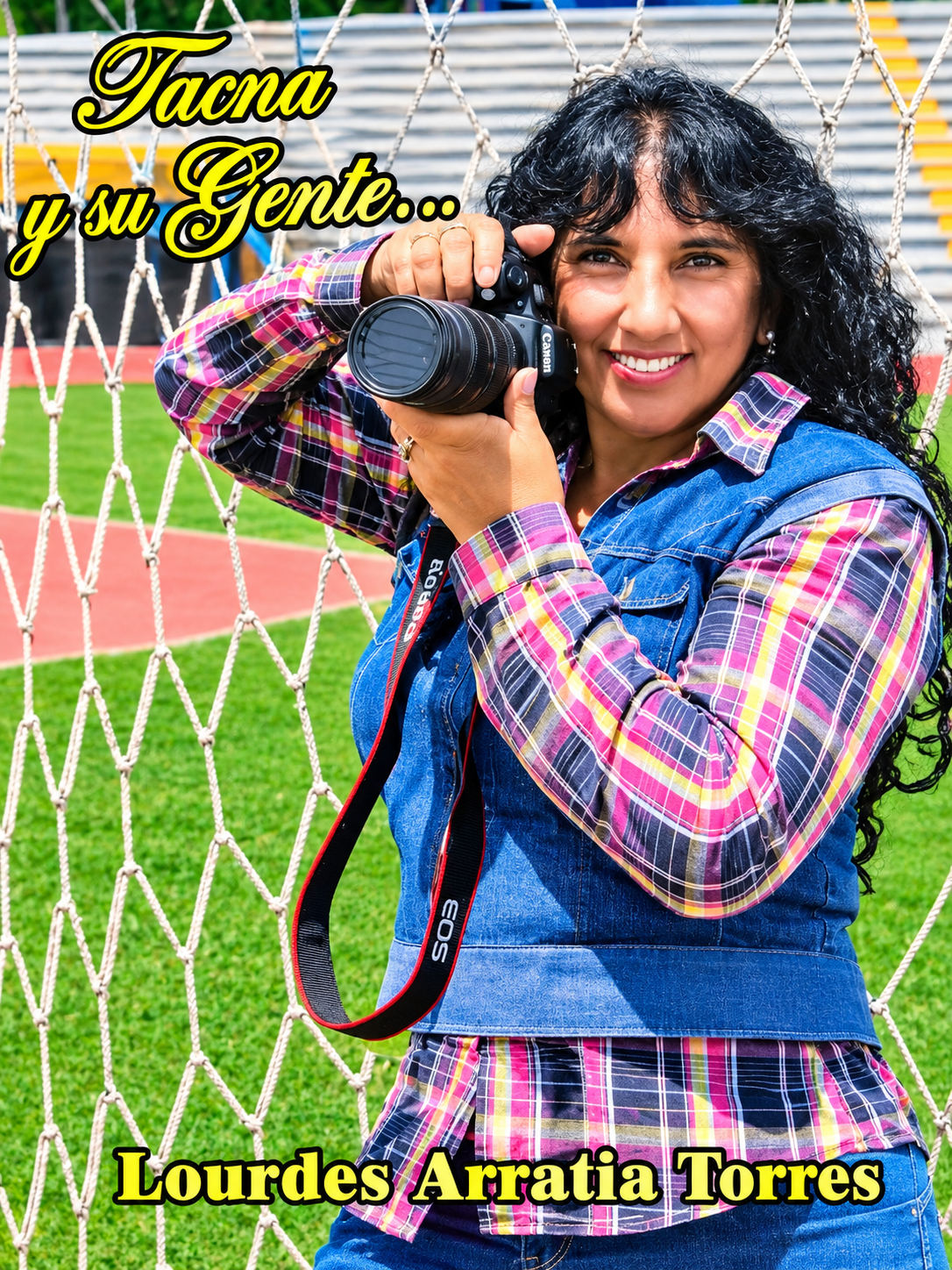 Fotógrafa entre redes y colores